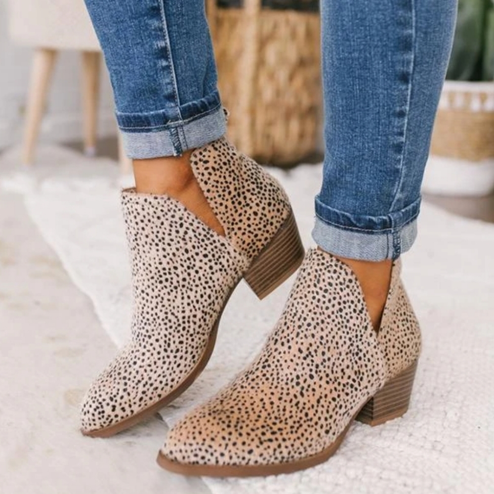 ❤ Leopard Ankle Booties